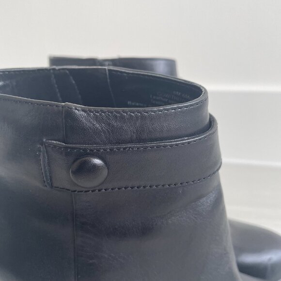 Nine West - Black Leather Ankle Boots - Picture 7 of 10